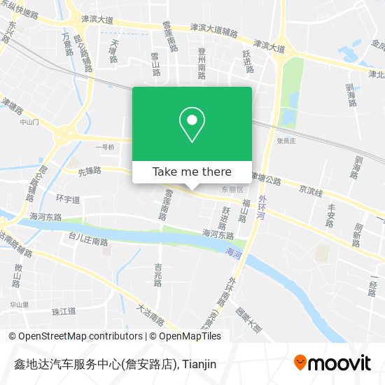 鑫地达汽车服务中心(詹安路店) map