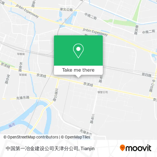 中国第一冶金建设公司天津分公司 map