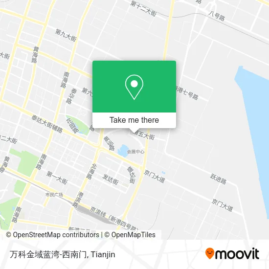 万科金域蓝湾-西南门 map