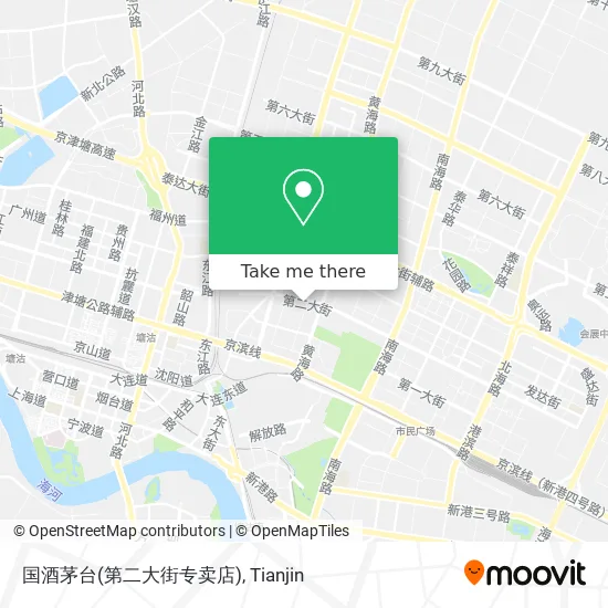 国酒茅台(第二大街专卖店) map