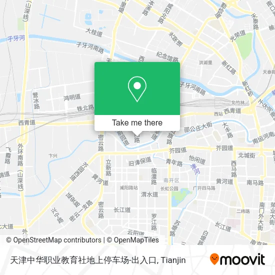 天津中华职业教育社地上停车场-出入口 map