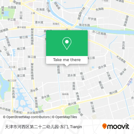 天津市河西区第二十二幼儿园-东门 map