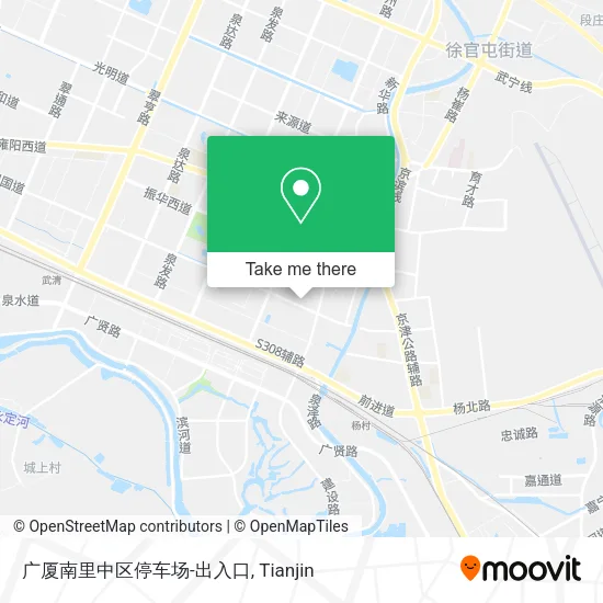 广厦南里中区停车场-出入口 map