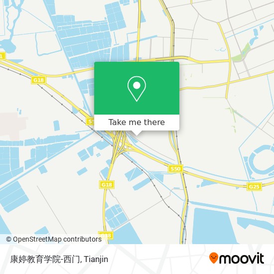 康婷教育学院-西门 map
