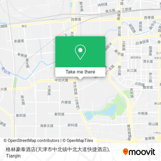 格林豪泰酒店(天津市中北镇中北大道快捷酒店) map