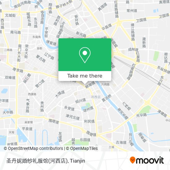 圣丹妮婚纱礼服馆(河西店) map