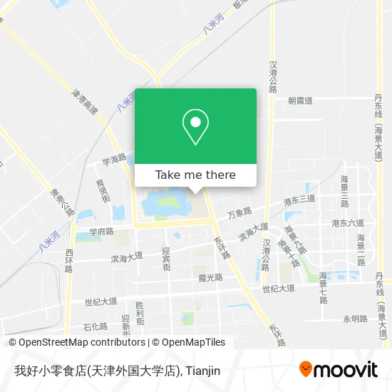 我好小零食店(天津外国大学店) map