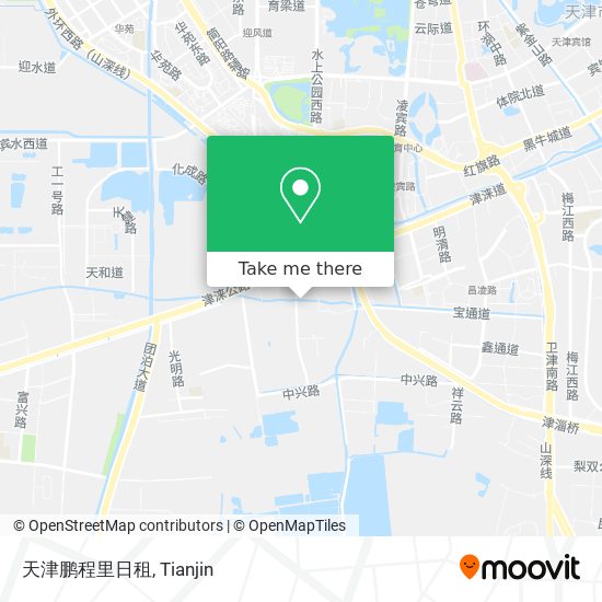 天津鹏程里日租 map