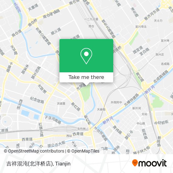 吉祥混沌(北洋桥店) map