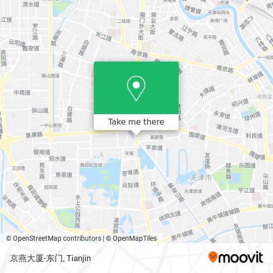 京燕大厦-东门 map