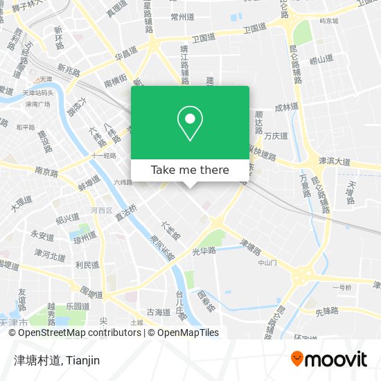 津塘村道 map