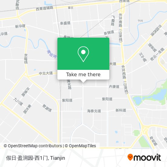 假日·盈润园-西1门 map