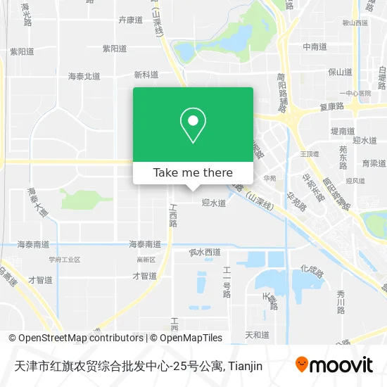 天津市红旗农贸综合批发中心-25号公寓 map
