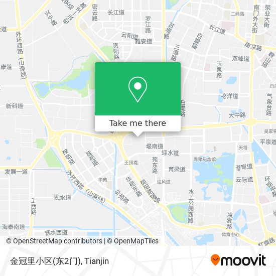 金冠里小区(东2门) map