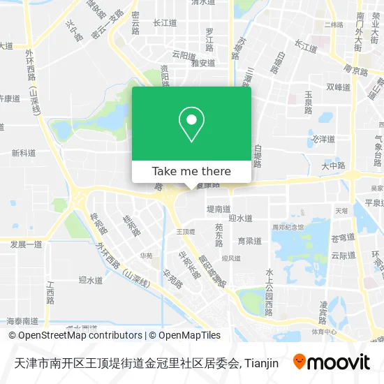 天津市南开区王顶堤街道金冠里社区居委会 map