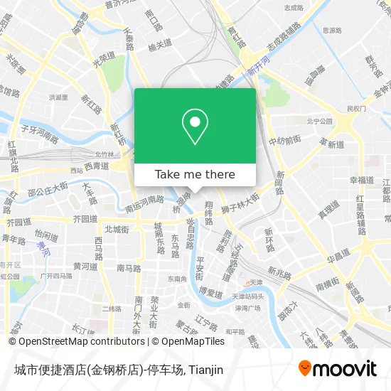 城市便捷酒店(金钢桥店)-停车场 map