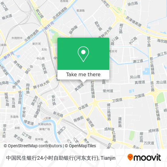 中国民生银行24小时自助银行(河东支行) map