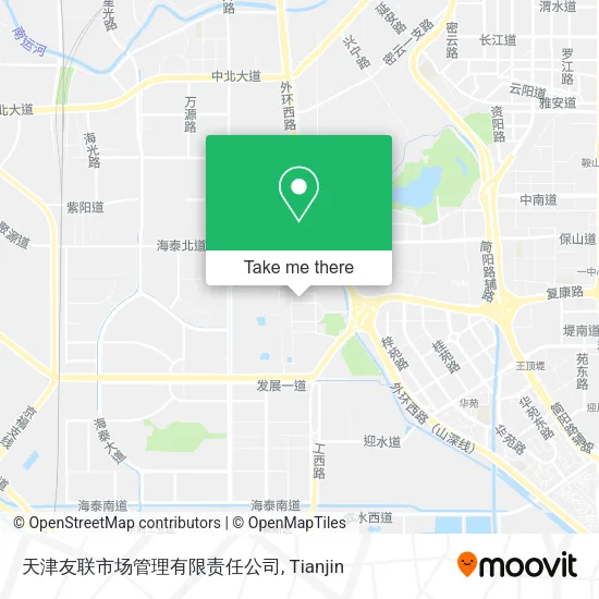 天津友联市场管理有限责任公司 map