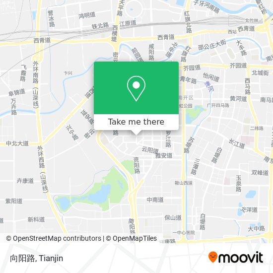 向阳路 map