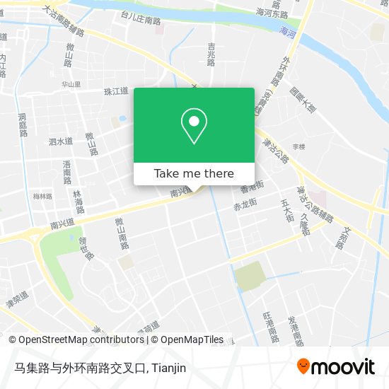 马集路与外环南路交叉口 map