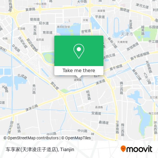 车享家(天津凌庄子道店) map