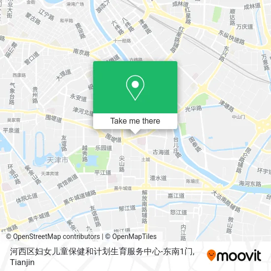 河西区妇女儿童保健和计划生育服务中心-东南1门 map