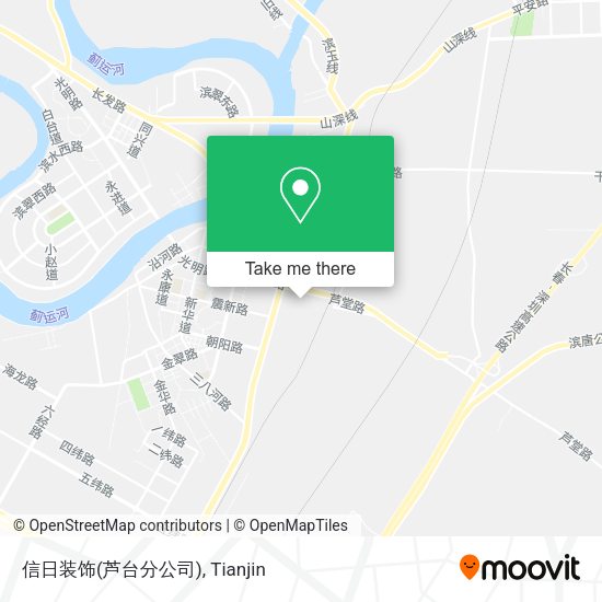 信日装饰(芦台分公司) map