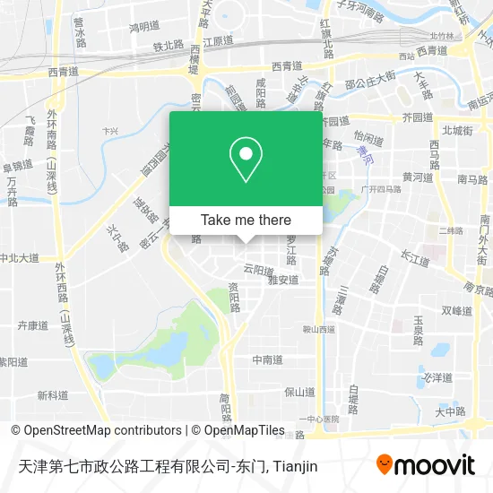天津第七市政公路工程有限公司-东门 map