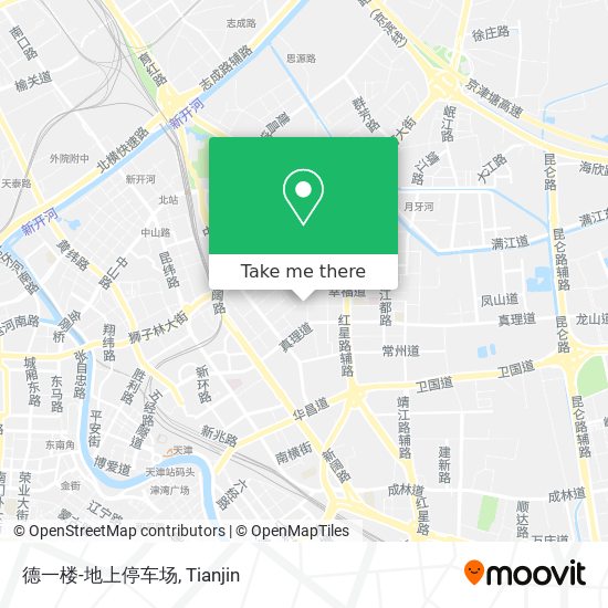 德一楼-地上停车场 map