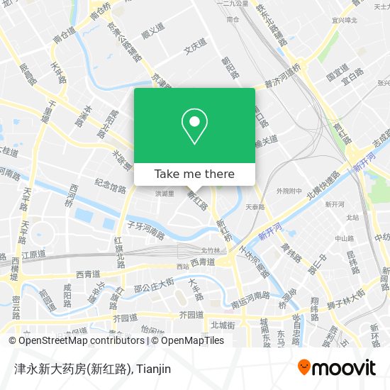 津永新大药房(新红路) map