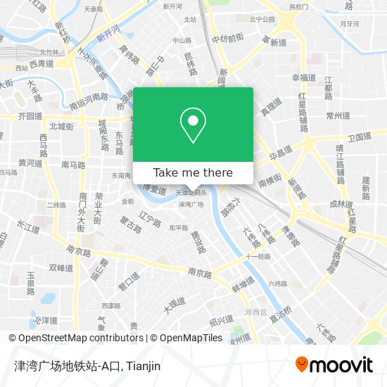 津湾广场地铁站-A口 map