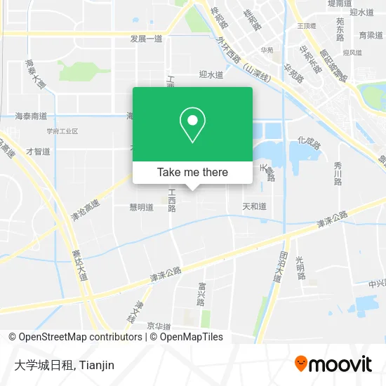 大学城日租 map