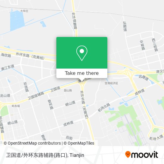 卫国道/外环东路辅路(路口) map