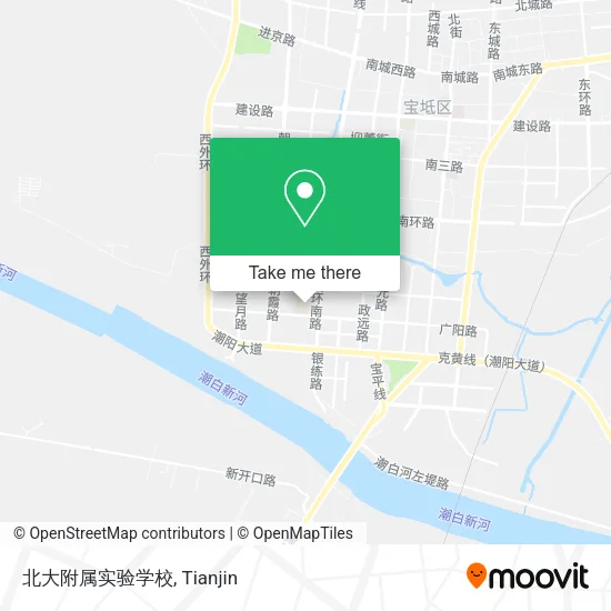 北大附属实验学校 map