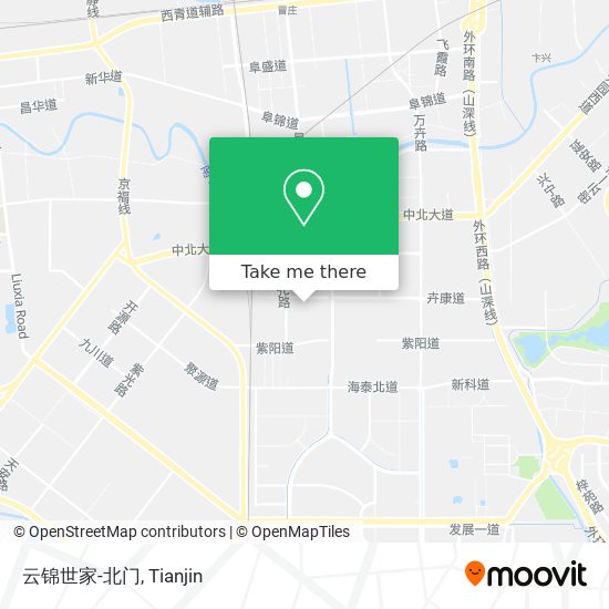 云锦世家-北门 map