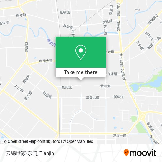 云锦世家-东门 map