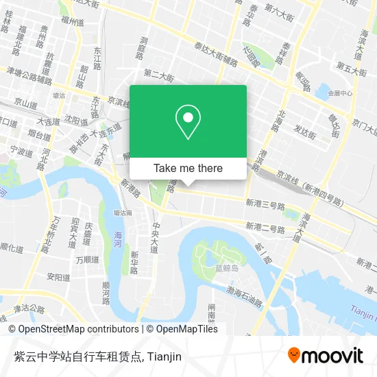 紫云中学站自行车租赁点 map