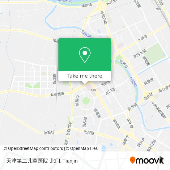 天津第二儿童医院-北门 map