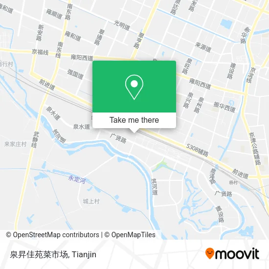 泉昇佳苑菜市场 map