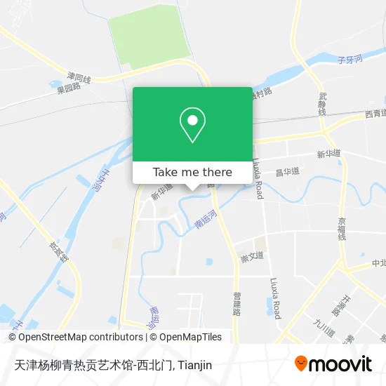 天津杨柳青热贡艺术馆-西北门 map