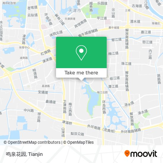 鸣泉花园 map