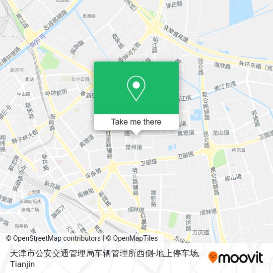 天津市公安交通管理局车辆管理所西侧-地上停车场 map