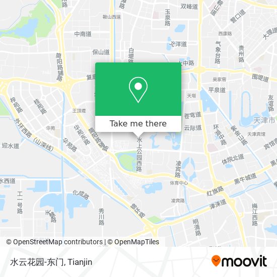 水云花园-东门 map