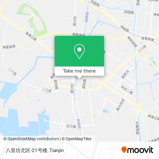 八里坊北区-21号楼 map