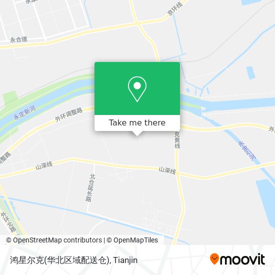 鸿星尔克(华北区域配送仓) map