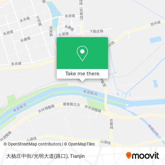 大杨庄中街/光明大道(路口) map