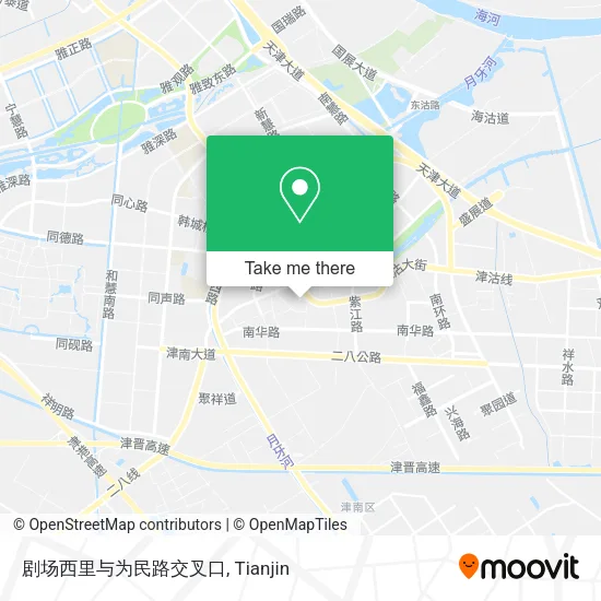 剧场西里与为民路交叉口 map