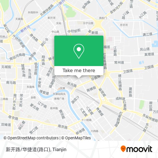 新开路/华捷道(路口) map