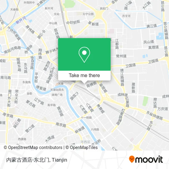 内蒙古酒店-东北门 map