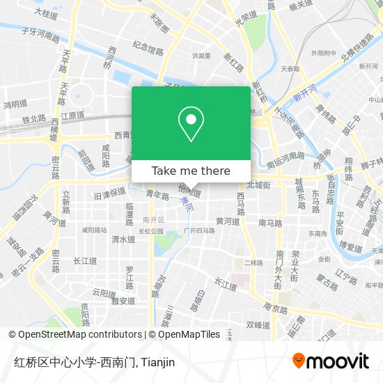 红桥区中心小学-西南门 map